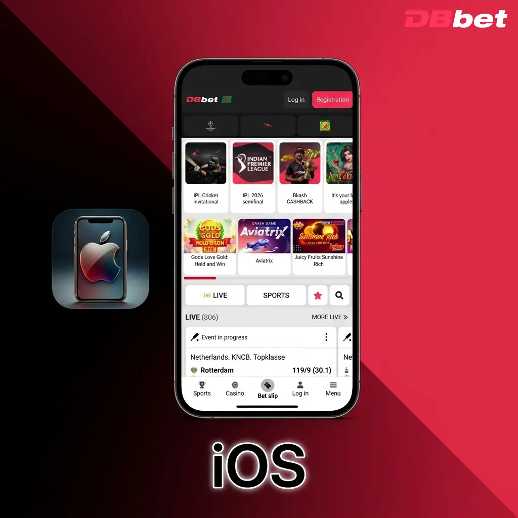 DBBet iOS mobile browser access on iPhone and iPad with Add to Home Screen shortcut setup guide